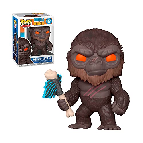 Funko Pop! Movies: Godzilla Vs King Kong - King Kong With Battle Axe - Godzilla Vs Kong - Figura In Vinile Da Collezione - Idea Regalo - Merchandising