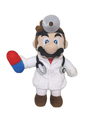 Sanei Boeki Dr. Mario World Plush Peluche (S) (Dr. Mario Dmp01)