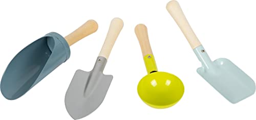 Small Foot Set Di Palette Compatto In Legno E Metallo, Ausilio Per Giardino, Per Bambini Dai 3 Anni, Gioco Per Outdoor Toys, 12387