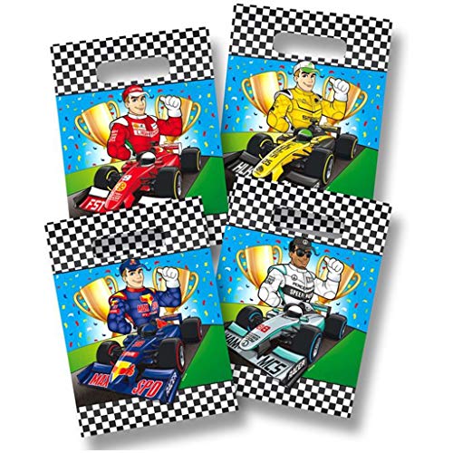 Folat- Sacchetti Regalo Formula 1-8 Pezzi, Multicolore, Zzzz-S, 65094