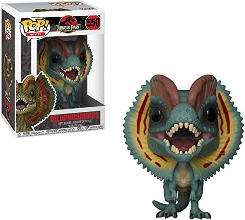 Funko Pop! Movies: Jurassic Park - Dilophosaurus - 1/6 Odds For Rare Chase Variant- Figura In Vinile Da Collezione - Idea Regalo - Merchandising Uffic