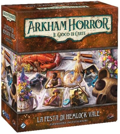 Asmodee - Arkham Horror Lcg – La Festa Di Hemlock Vale – Esp. Investigatori, Espansione Gioco Da Tavolo, 1-4 Giocatori, 14+ Anni, Edizione In Italiano