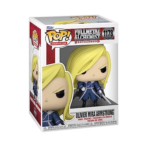 Funko Pop! Animation: Fma: B - Olivier Milla Armstrong A With Sword - Full Metal Alchemist - Figura In Vinile Da Collezione - Idea Regalo - Merchandis