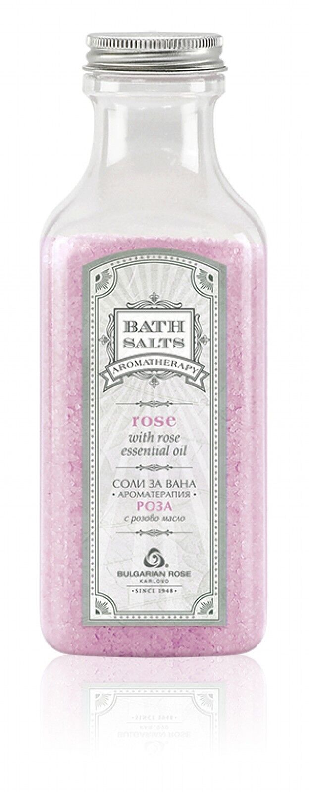 Sali da bagno Aromatherapy Rose, con olio di rosa bulgara,470g