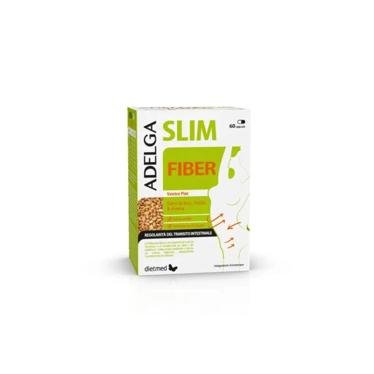 Adelga Slim Fibre 60 Capsule  Transito Intestinale Metabolismo Lipidi Dietmed
