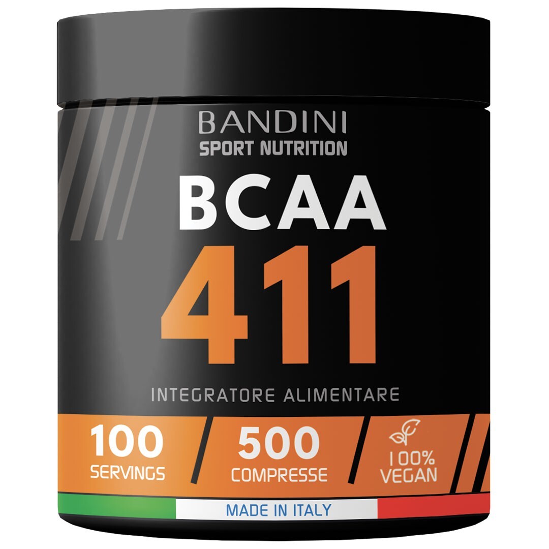 Bandini® BCAA 4:1:1 500 COMPRESSE  Aminoacidi Ramificati con Vitamina B1 e B6