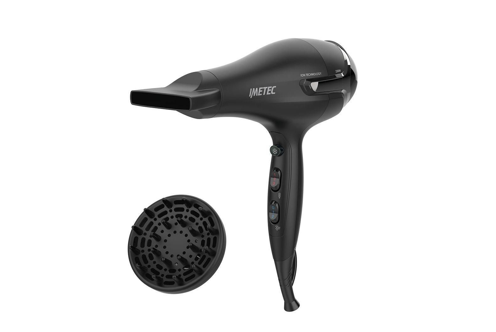 Imetec K9 2400 Asciugacapelli 2100W Nero 11796-Ime Asciugacapelli Phon