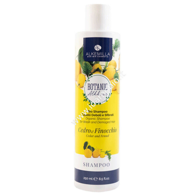 Shampoo Bio Cedro e Finocchio 250ml - Alkemilla