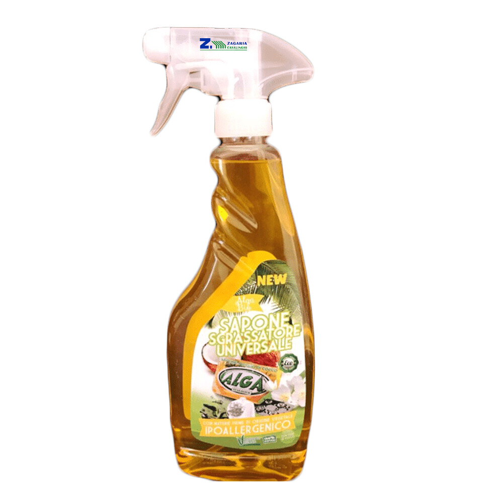 ALGA SAPONE SGRASSATORE SPRAY BIO 500 ML IPOALLERGENICO PRODOTTO VEGANO