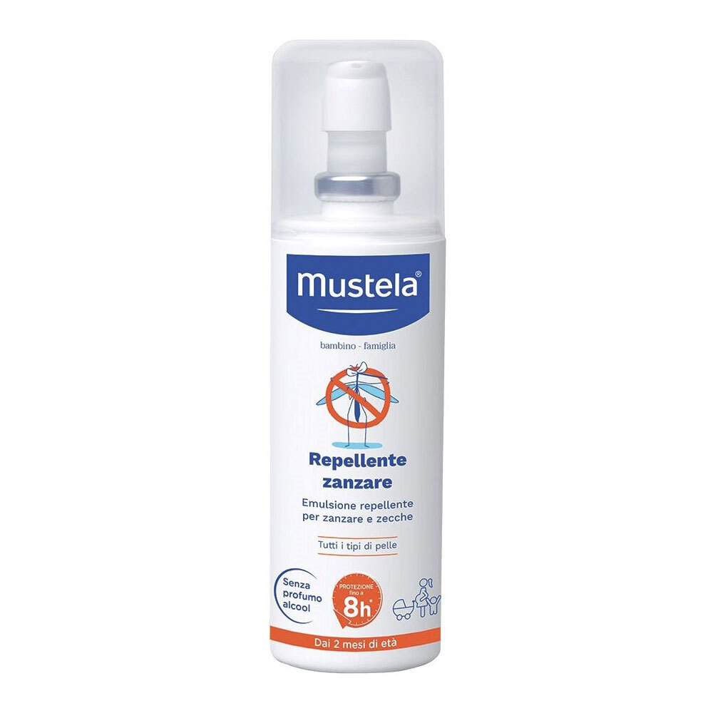 Mustela Repellente Zanzare Emulsione in Spray +2 mesi, 100ml