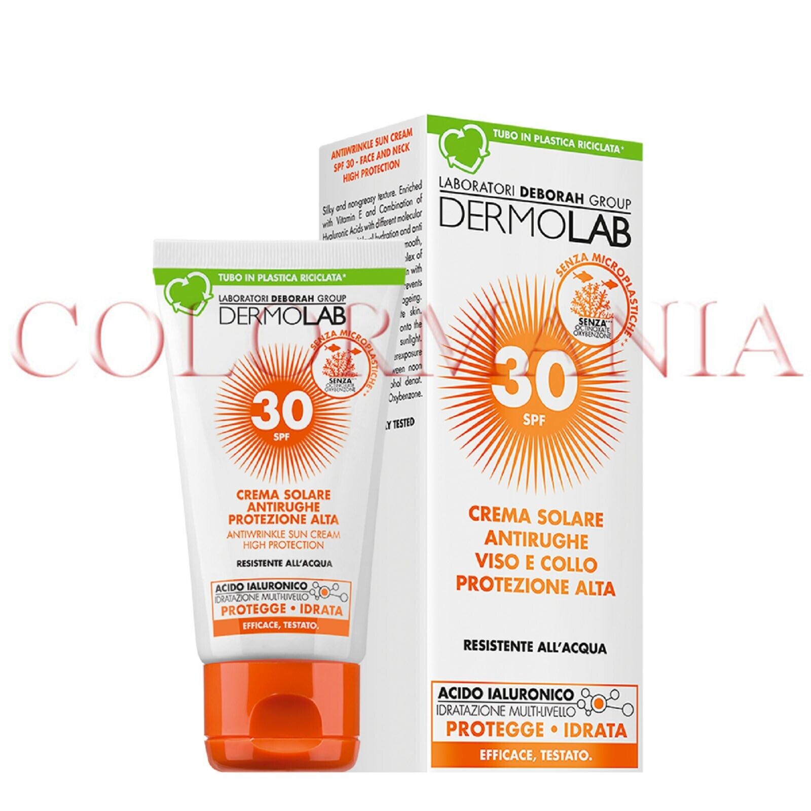 DERMOLAB CREMA SOLARE ANTIRUGHE ANTI MACCHIA PROTEZIONE MOLTO ALTA SPF 30