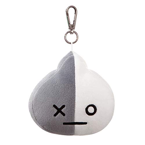 Aurora World Bt21 Official Merchandise By, Van Plush Key Clip, 61339, Grey & White