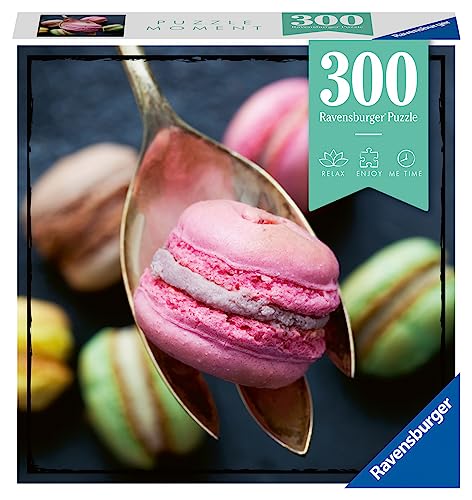 Ravensburger - Puzzle Macarones, Collezione Puzzle Moments, 300 Pezzi, Idea Regalo, Per Lei O Lui, Puzzle Adulti