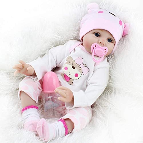 Ziyiui Realistica 55 Cm Bambole Reborn Bambina Bambola Reborn Femmina Bambolotti Di Silicone Reborn Babys Dolls Ragazza Bambini Giocattoli 22 Pollice