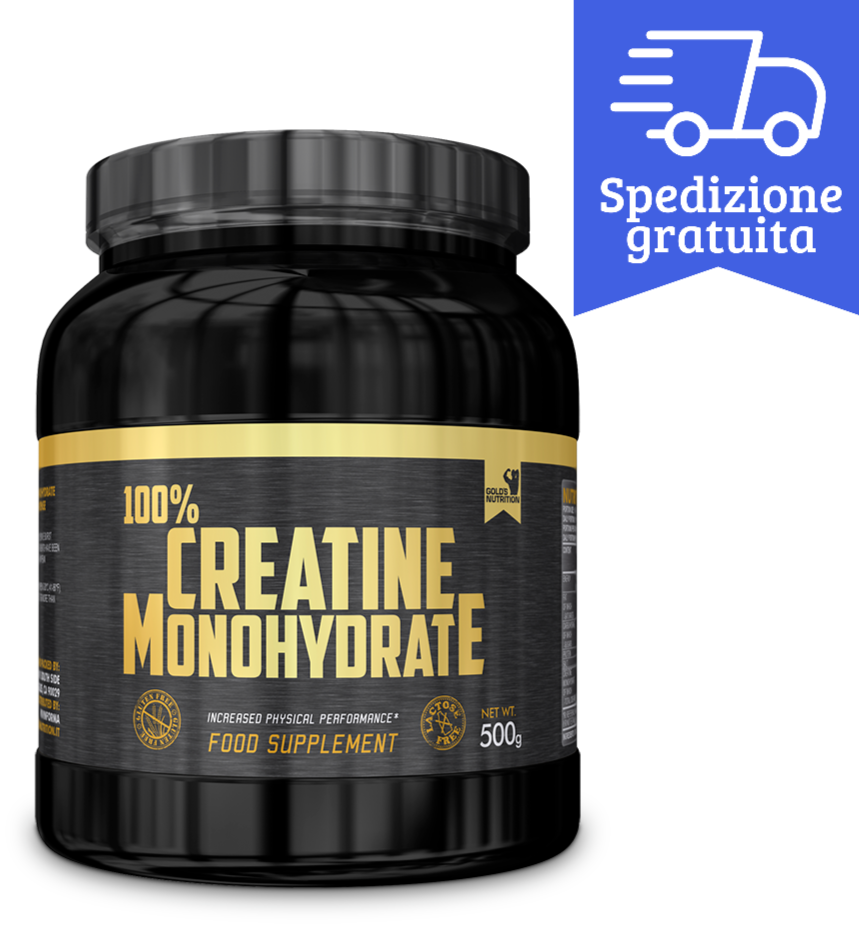 100% CREATINE MONOHYDRATE - Gold's Nutrition - Creatina Monoidrato 500g