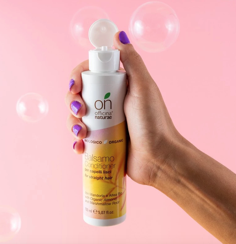 Officina Naturae Balsamo per capelli lisci, disciplinante Bio Vegano