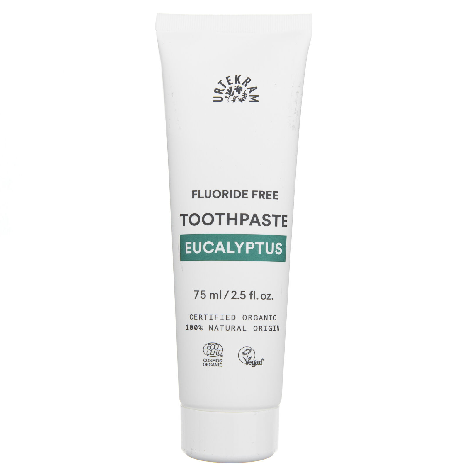 Urtekram dentifricio all'eucalipto senza fluoro, 75 ml