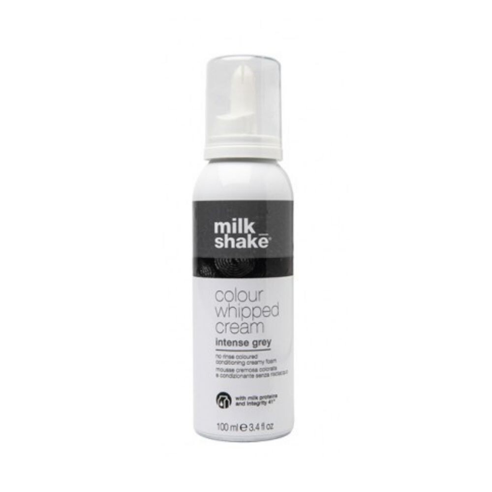 MILK SHAKE - COLOUR WHIPPED CREAM -  Intense Grey (100ml) Mousse cremosa colorat