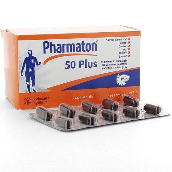 PHARMATON 50 PLUS BOEHRINGER 60 CAPSULE