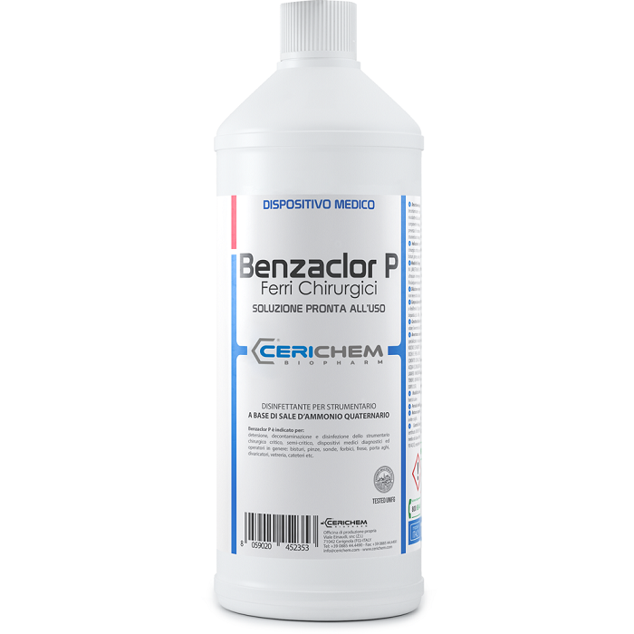 BENZACLOR DISINFETTANTE FERRI CHIRURGICI 1000 ML