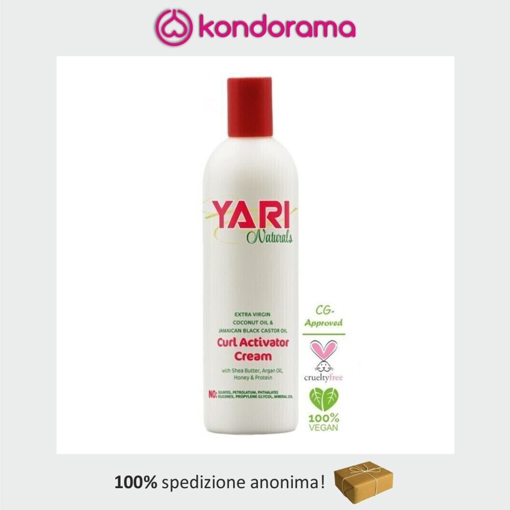 YARI NATURALS CURL ACTIVATOR CREAM 375ml PER CAPELLI AFRO LATINO