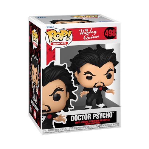 Funko Pop! Heroes: Harley Quinn Animated Series - Doctor Psycho - Figura In Vinile Da Collezione - Idea Regalo - Merchandising Ufficiale - Giocattoli