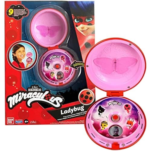 Bandai - Miraculous Ladybug - Telefono Magico Travestimento In Ladybug/Accessorio Di Ruolo Play-Giocattolo Sonoro E Luminoso - Parle Italiano - P50629