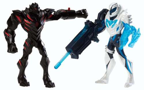 Mattel Y1407 - Max Steel Ms Battle Packclaw Dredd Vs Blaster Max