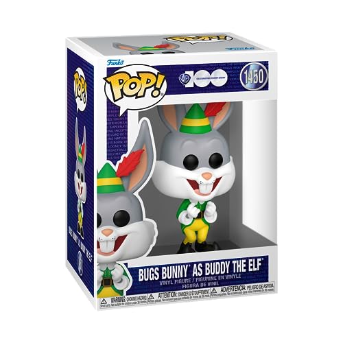 Funko Pop! Movies: Wb100 - Bugs Bunny As Buddy - Warner Bros - Figura In Vinile Da Collezione - Idea Regalo - Merchandising Ufficiale - Giocattoli Per