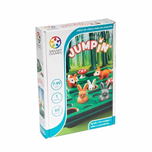 Smartgames - Jump In' | Giochi Da Tavolo Bambini 7 Anni | Puzzle Bambini | Giochi Di Ingegneria | Giochi Educativi 7 Anni | Giochi Di Logica Per Bambi