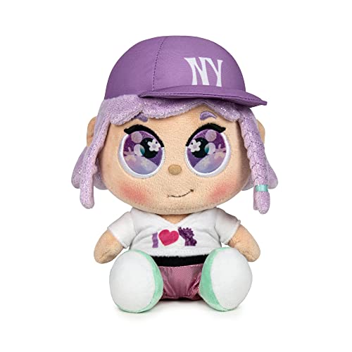 Famosa Softies -Peluche Trottie Emma Da New York, Bambola Della Serie Di Cartoni Animati, Alta 22 Cm, Super Morbida, Per Bambini E Bambine Da 0 Anni,
