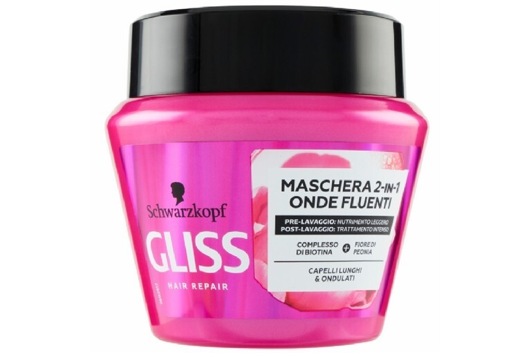 Schwarzkopf Gliss maschera 2 in 1 onde fluenti 300 ml