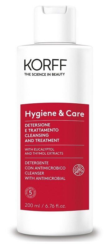 Detergente con Antimicrobico Hygiene &amp; Care KORFF 200ml