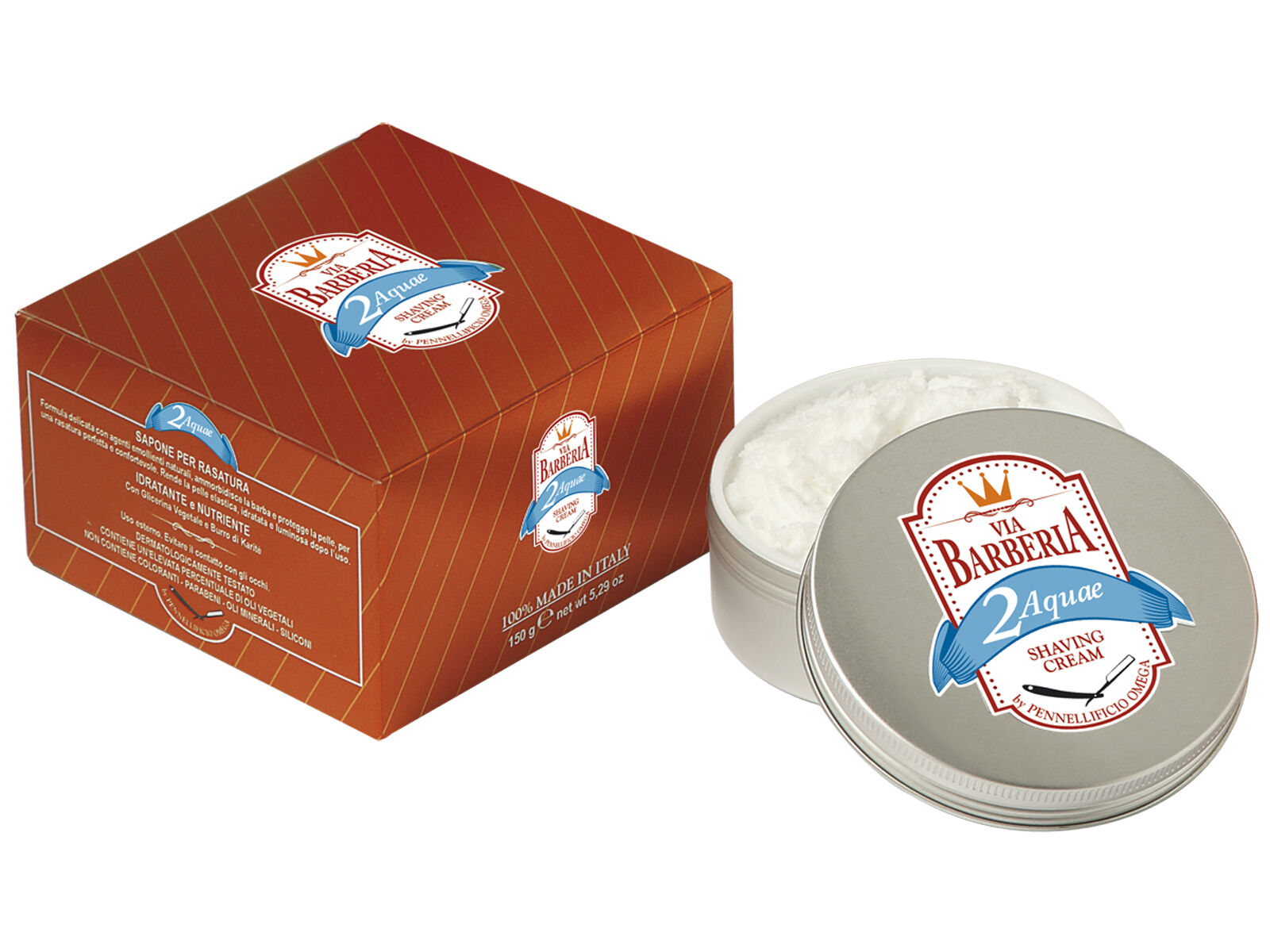 Crema da barba Via Barberia Aquae
