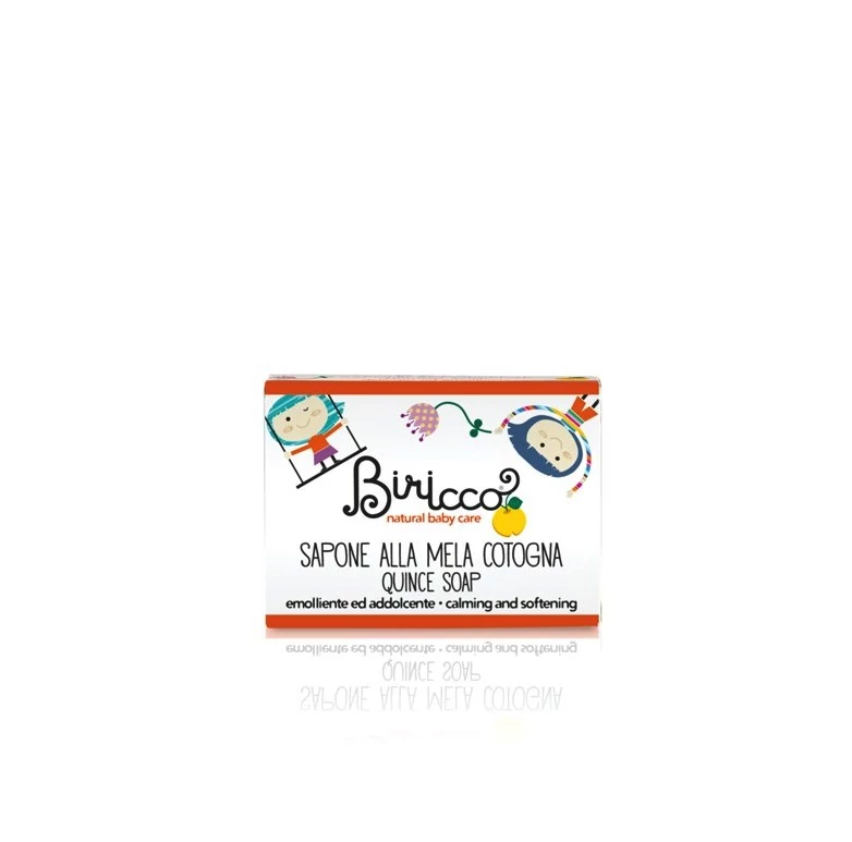 Officina Naturae Sapone alla Mela Cotogna e Calendula Baby Bio Vegano