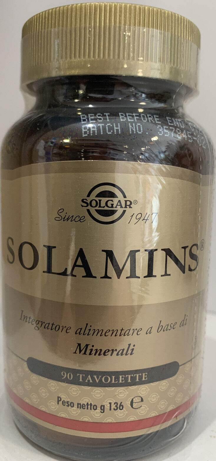 Solgar SOLAMINS 90 TAVOLETTE - Minerali
