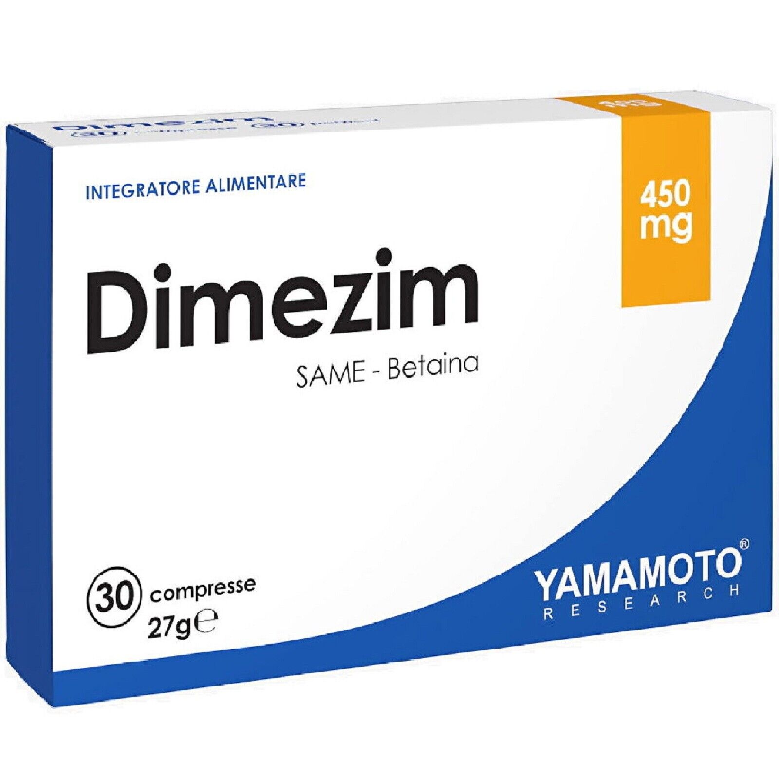 YAMAMOTO NUTRITION Dimezim 30 compresse. S-Adenosil L-Metionina (SAMe) e Betaina
