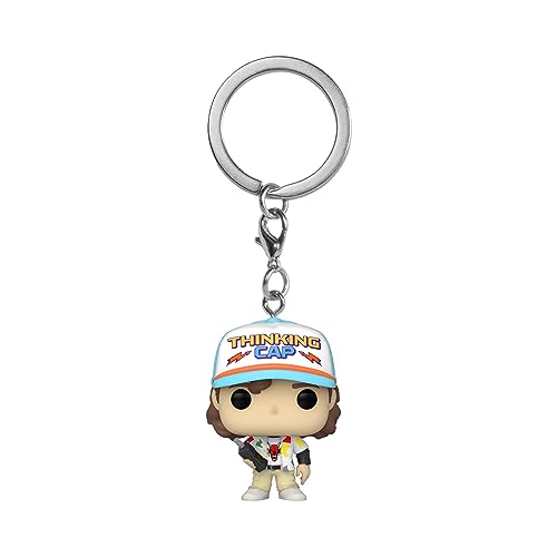 Funko Pop! Keychain: Stranger Things - Dustin Henderson - Aka Senzadenti- Mini Figura In Vinile Da Collezione Novità Portachiavi - Riempitivi Per Calz