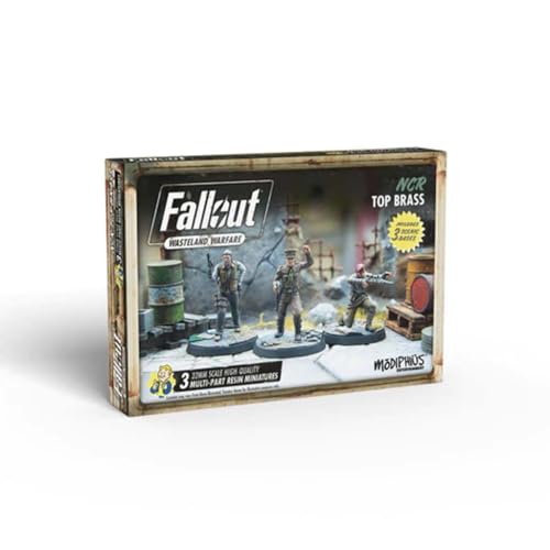 Modiphius Entertainment Fallout Wasteland Warfare Ncr Top Brass
