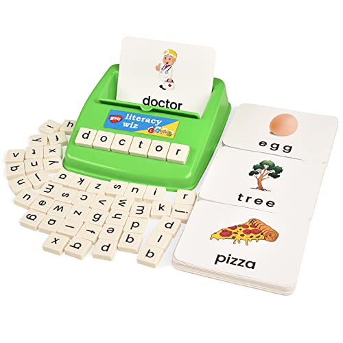 Bohs Gioco Per Imparare L'Inglese Con Parole Minuscole - 60 Schede Flash - Giocattoli Educativi Per Bambini Prescolari