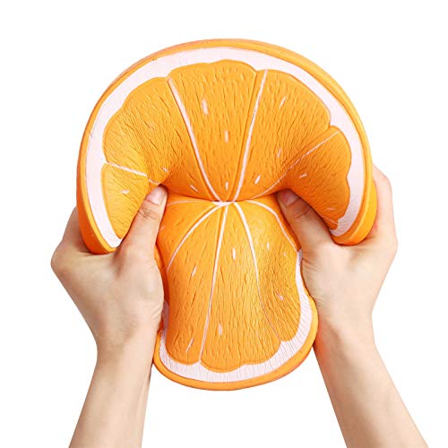 Anboor 9.6 "Squishies Arancione Jumbo Kawaii Morbido Lento Aumento Profumato Grandi Squishies Di Frutta Sollievo Dallo Stress Kid Toys Regalo Decorazi