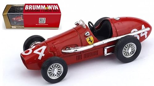Brumm Modellino In Scala Compatibile Con Ferrari 500 F2 N.34 World Champ.1952 Ascari Win Cassazione 1:43 Bms2303