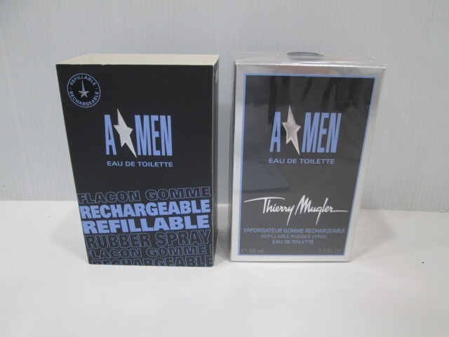 A*MEN de THIERRY MUGLER Profumo Uomo Eau De Toilette 50ml spray Refillable-Gomme