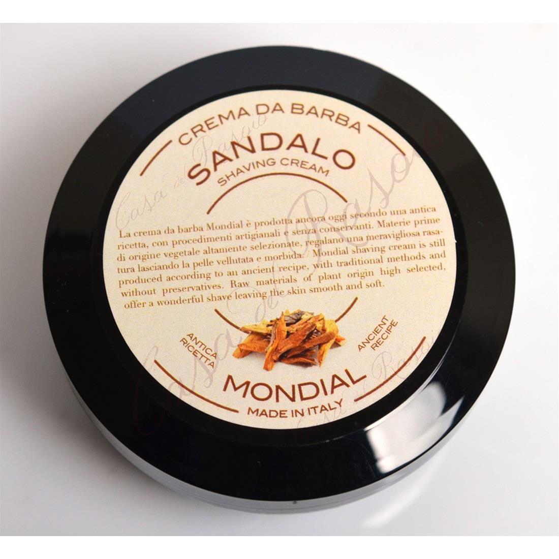 TRAVEL PACK CREMA DA BARBA MONDIAL IN CONFEZIONE DA VIAGGIO SANDALO 75 ML