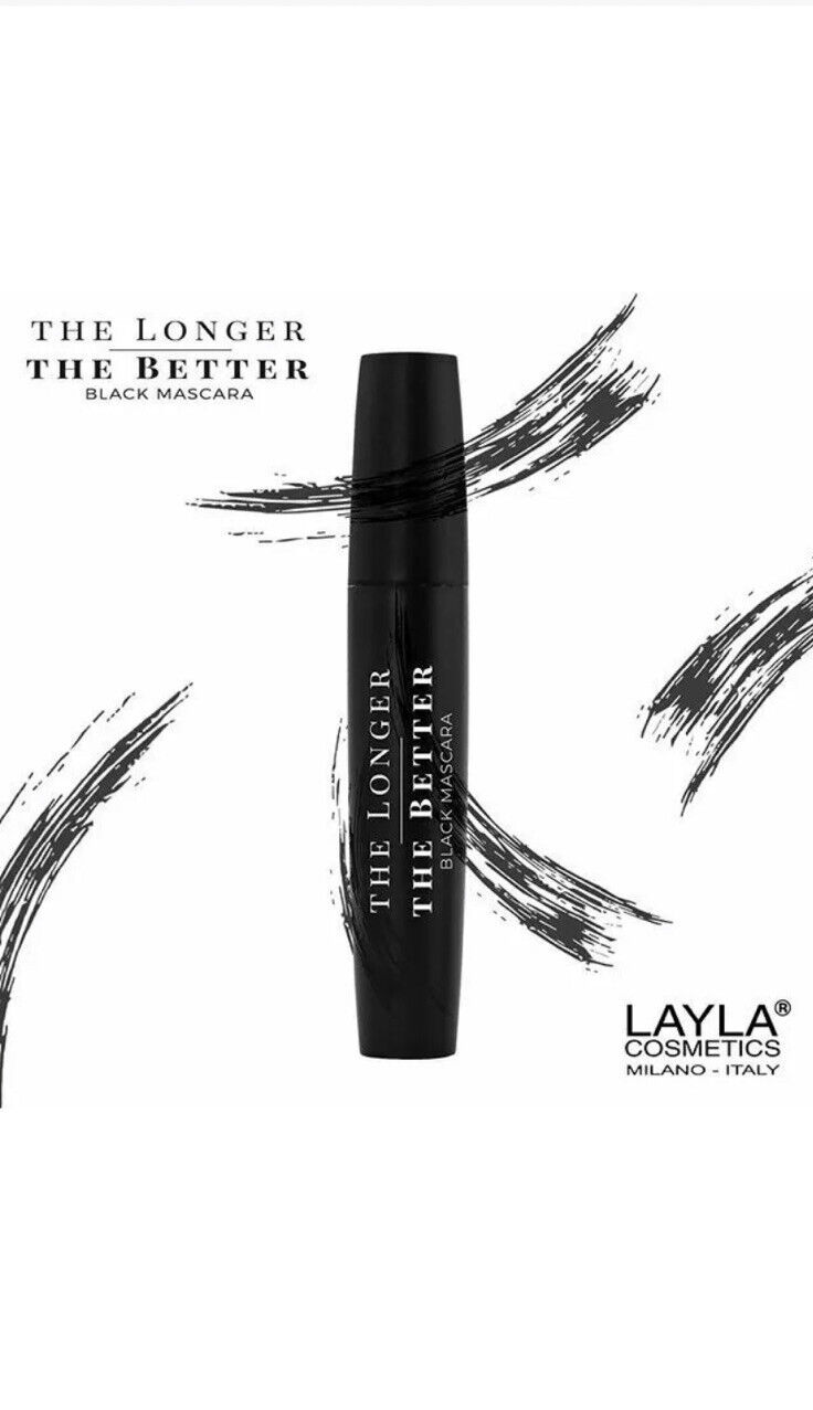 LAYLA MASCARA NERO THE LONGER THE BETTER MASCARA CREA GIGLIA 10g