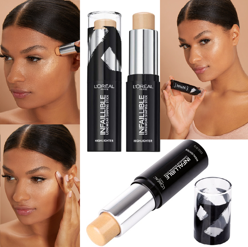 L'Oréal Infallible Stick Modellante Lunga Tenuta Illuminatore 502 Gold Is Cold