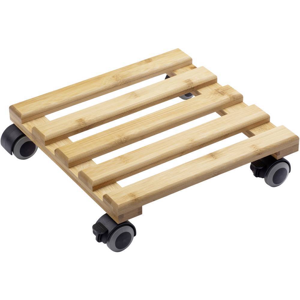 Metafranc WU0825340 Portavaso con rotelle Bambù Capacità di carico (max.): 60