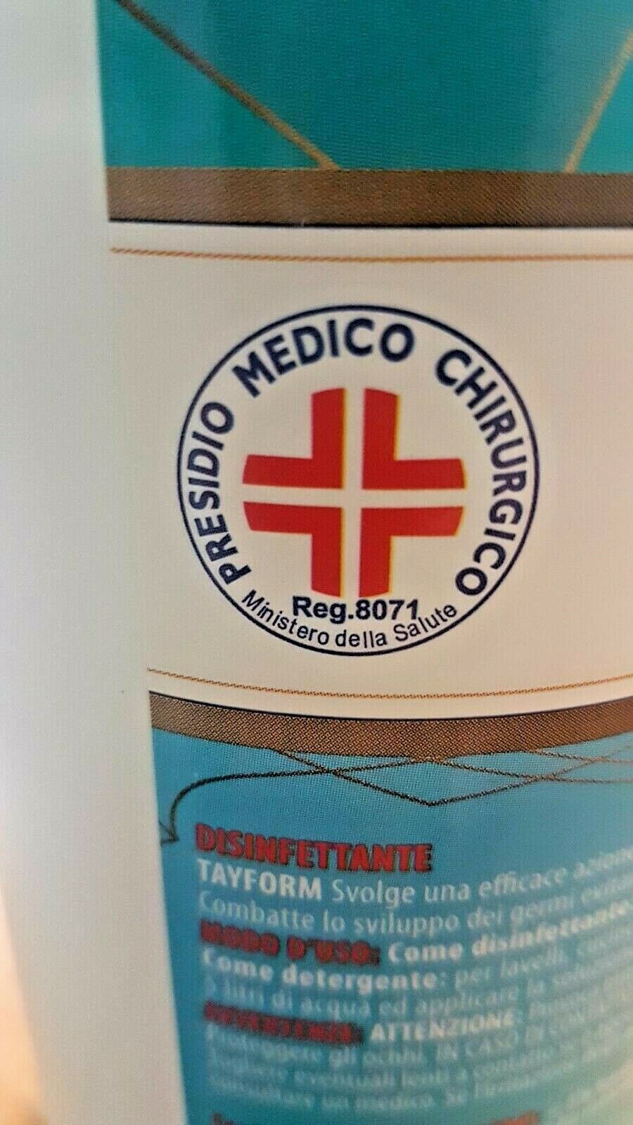 NOVITA' DISINFETTANTE MULTIUSO SUPERFICIE AMBIENTI PAVIMENTI TAYFORM DETERGEN