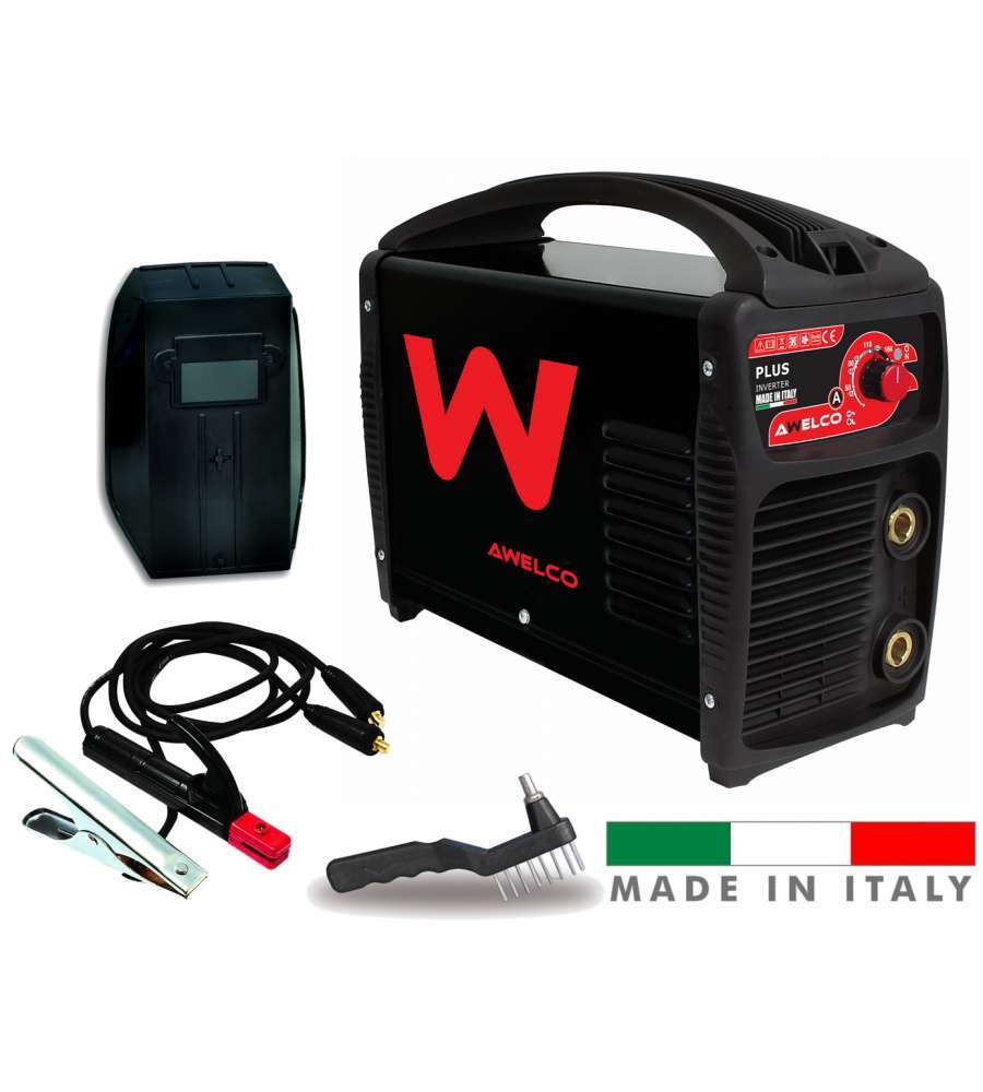 SALDATRICE INVERTER MMA AD ELETTRODO RIVESTITO AWELCO PLUS 210 MADE IN ITALY