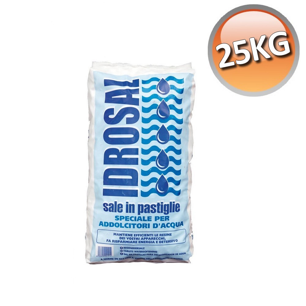 IDROSAL - Sale in pastiglie per addolcitore e depuratore acqua - confezione da 2
